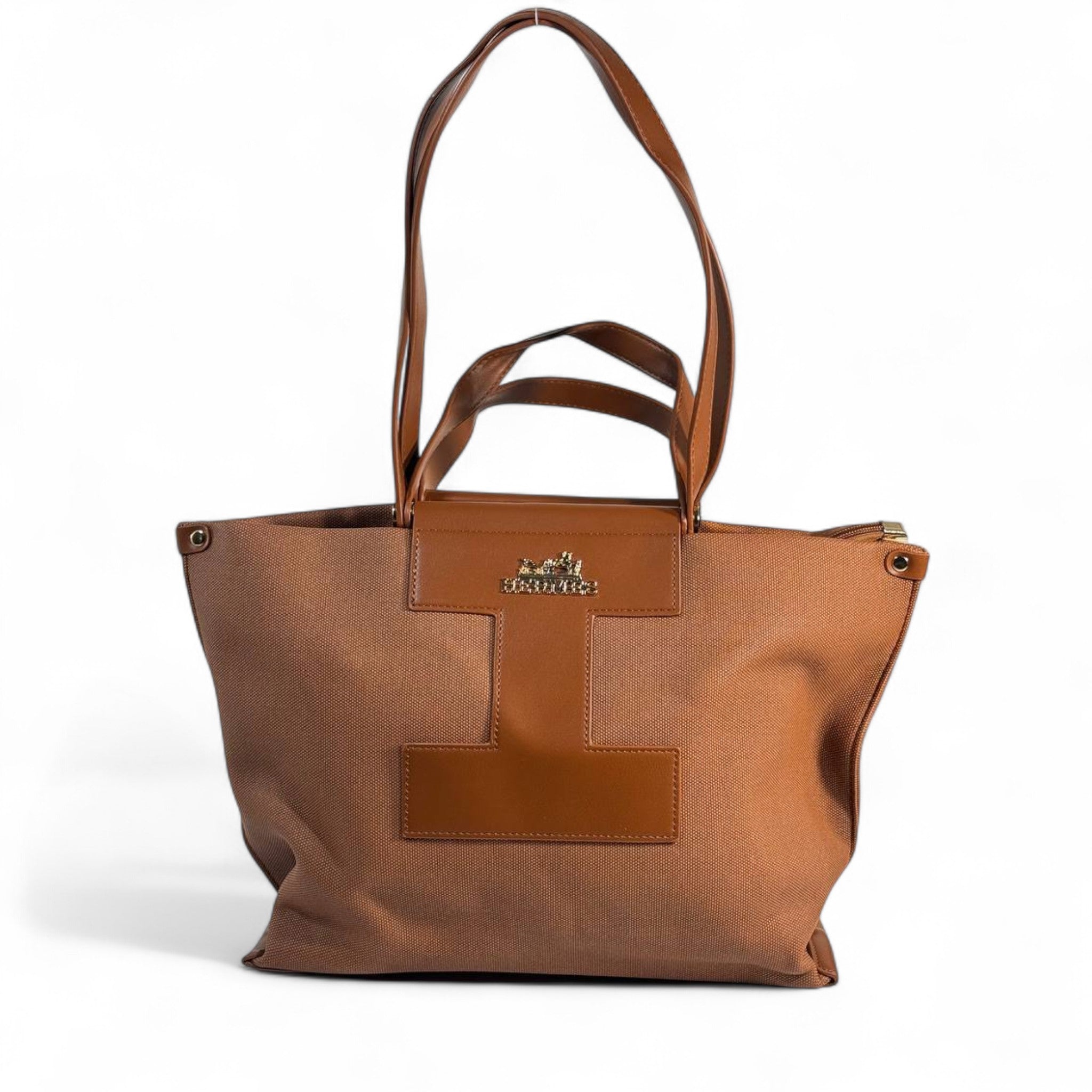 🟤 Hermès-Inspired Tote Set — Classic Tan Edition 🟤