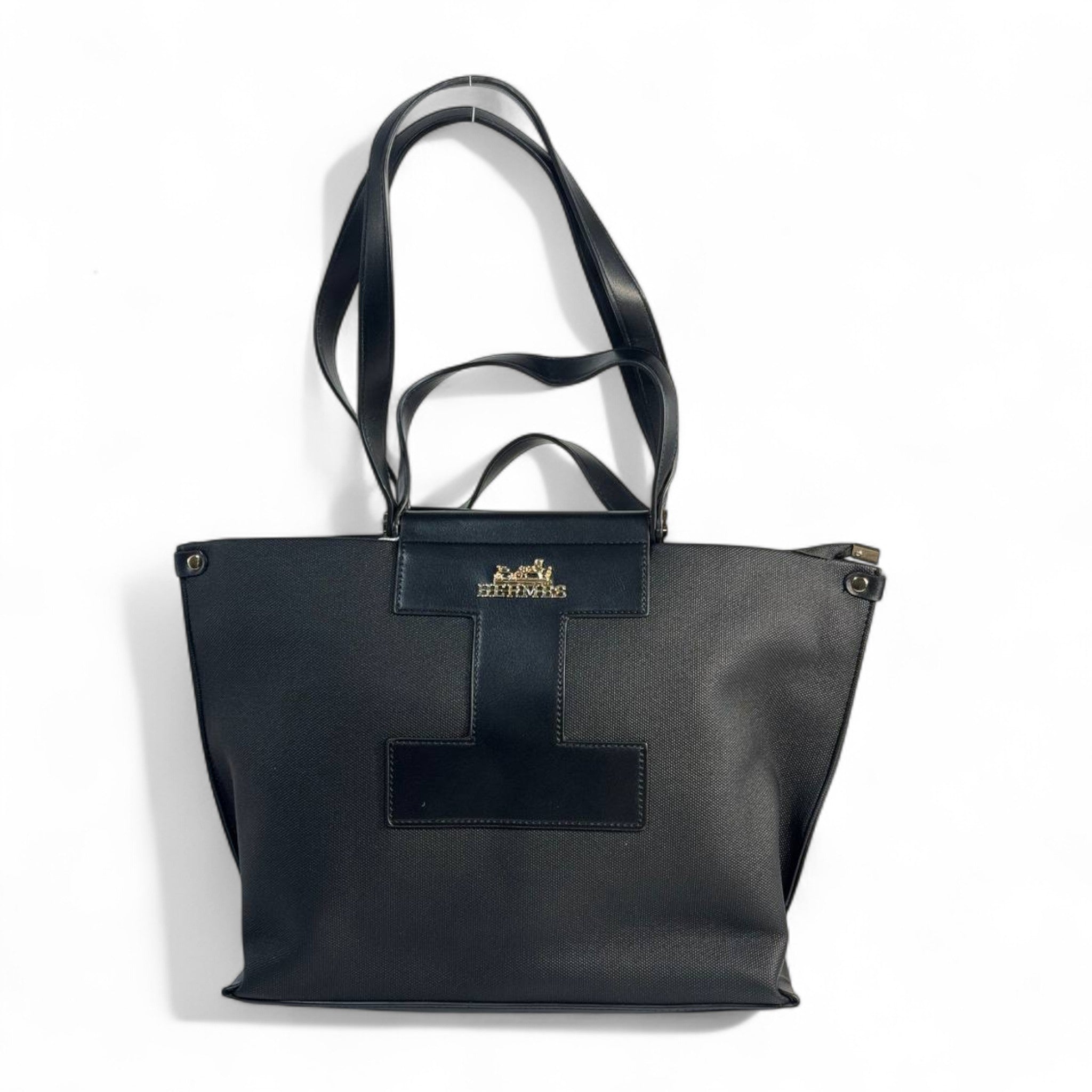 🖤 Hermès-Inspired Tote Set — Noir Elegance Edition 🖤