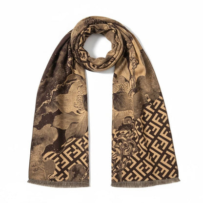 🤎✨🧣 FENDI ALL-OVER MONOGRAM SCARF 🧣✨🤎