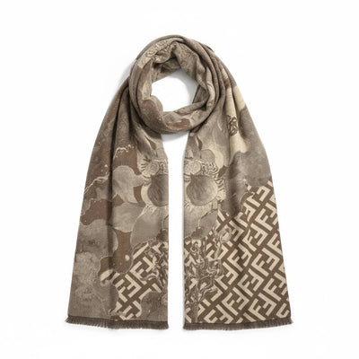 🤎✨🧣 FENDI MONOGRAM PRINT SCARF 🧣✨🤎