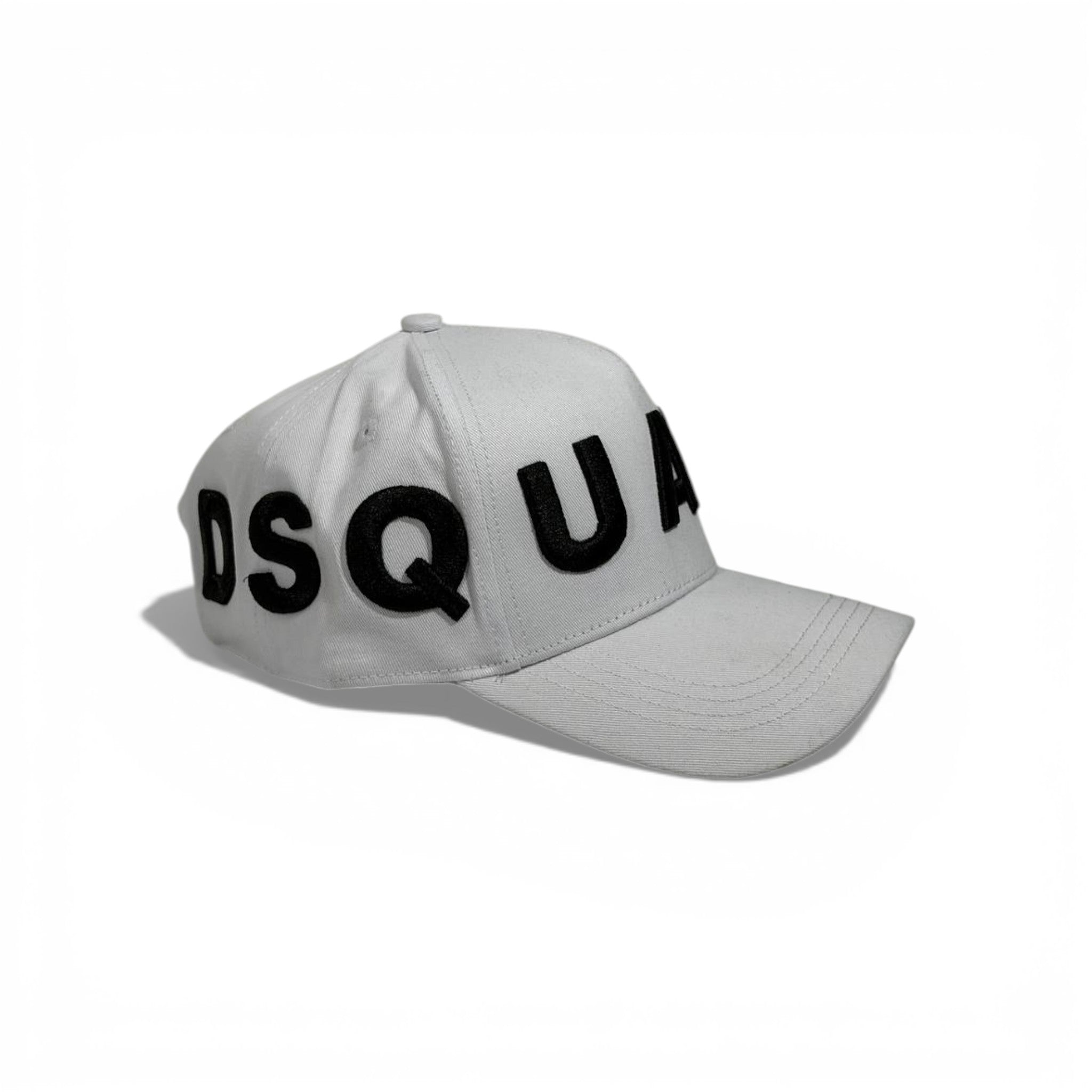 🧢✨ DSQUARED2 Logo Baseball Cap – White ✨🧢