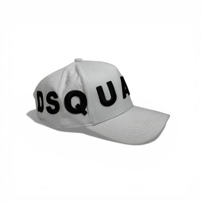 🧢✨ DSQUARED2 Logo Baseball Cap – White ✨🧢
