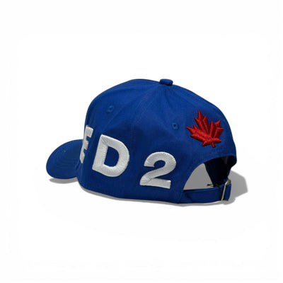 🧢 Dsquared2 Blue Logo Baseball Cap – Premium Streetwear Style
