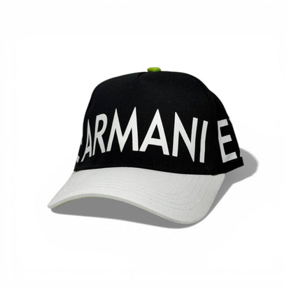 🧢 Armani Exchange Logo Baseball Cap – Black & White Bold Street Style ⚫⚪