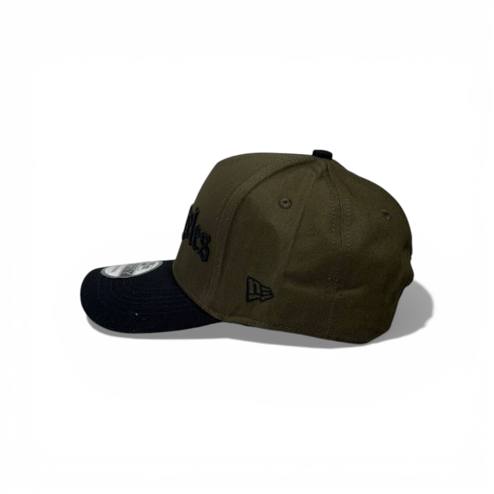 🧢 Los Angeles Embroidered Baseball Cap – Olive & Black Adjustable Hat 🔥