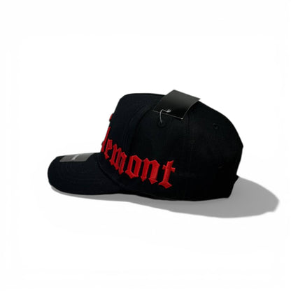 🖤 Clemont Gothic Embroidered Black Baseball Cap – Red Letter Streetwear Hat 🔥🧢