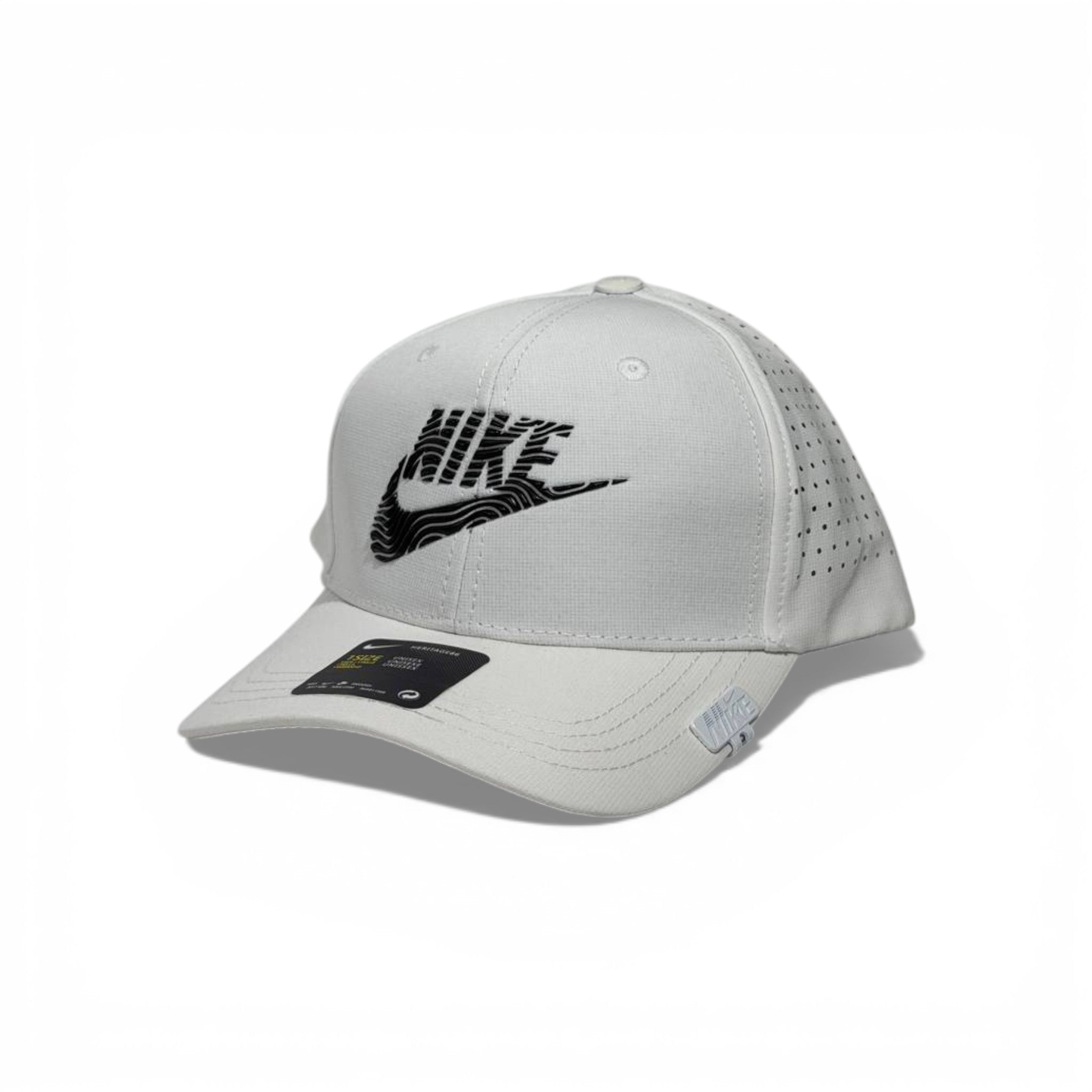 🧢 Nike Performance White Baseball Cap – Embroidered Swoosh Sports Hat ⚡🤍