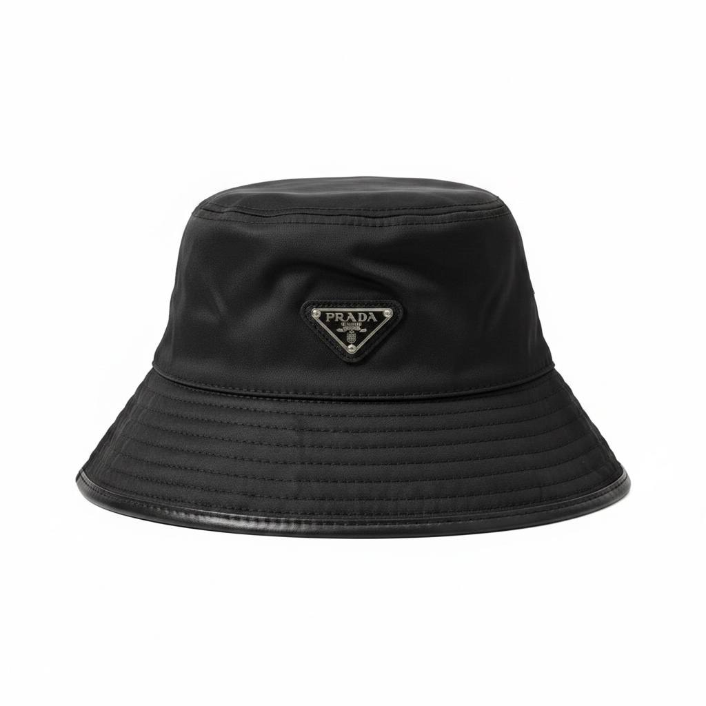 🖤 Prada Leather Bucket Hat ✨