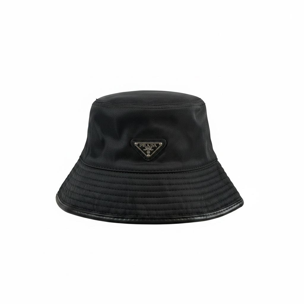 🖤 Prada Leather Bucket Hat ✨