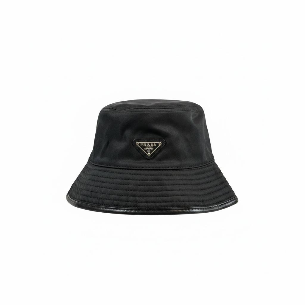 🖤 Prada Leather Bucket Hat ✨