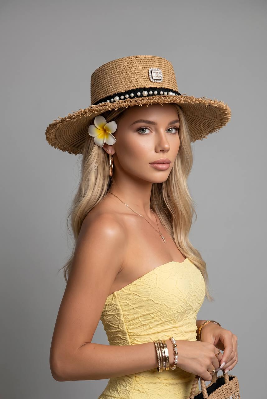 ✨ Chanel Pearl Riviera Hat 🤍🌴