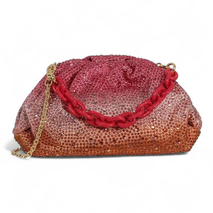 🔥 Sunset Radiance Crystal Bag soirée 🔥