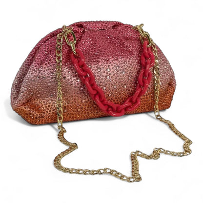 🔥 Sunset Radiance Crystal Bag soirée 🔥