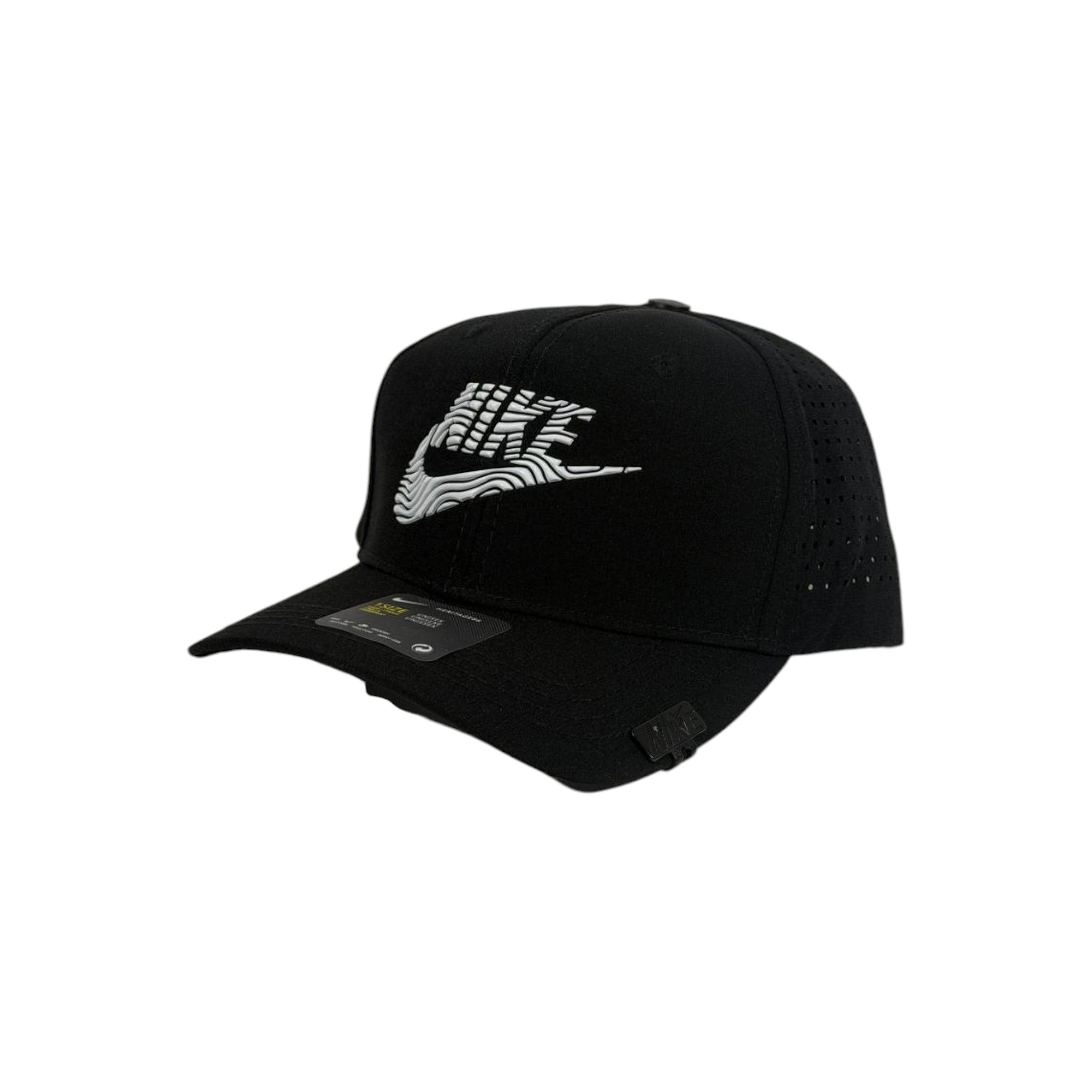 Nike Black Performance Cap with Reflective Logo 🖤⚡