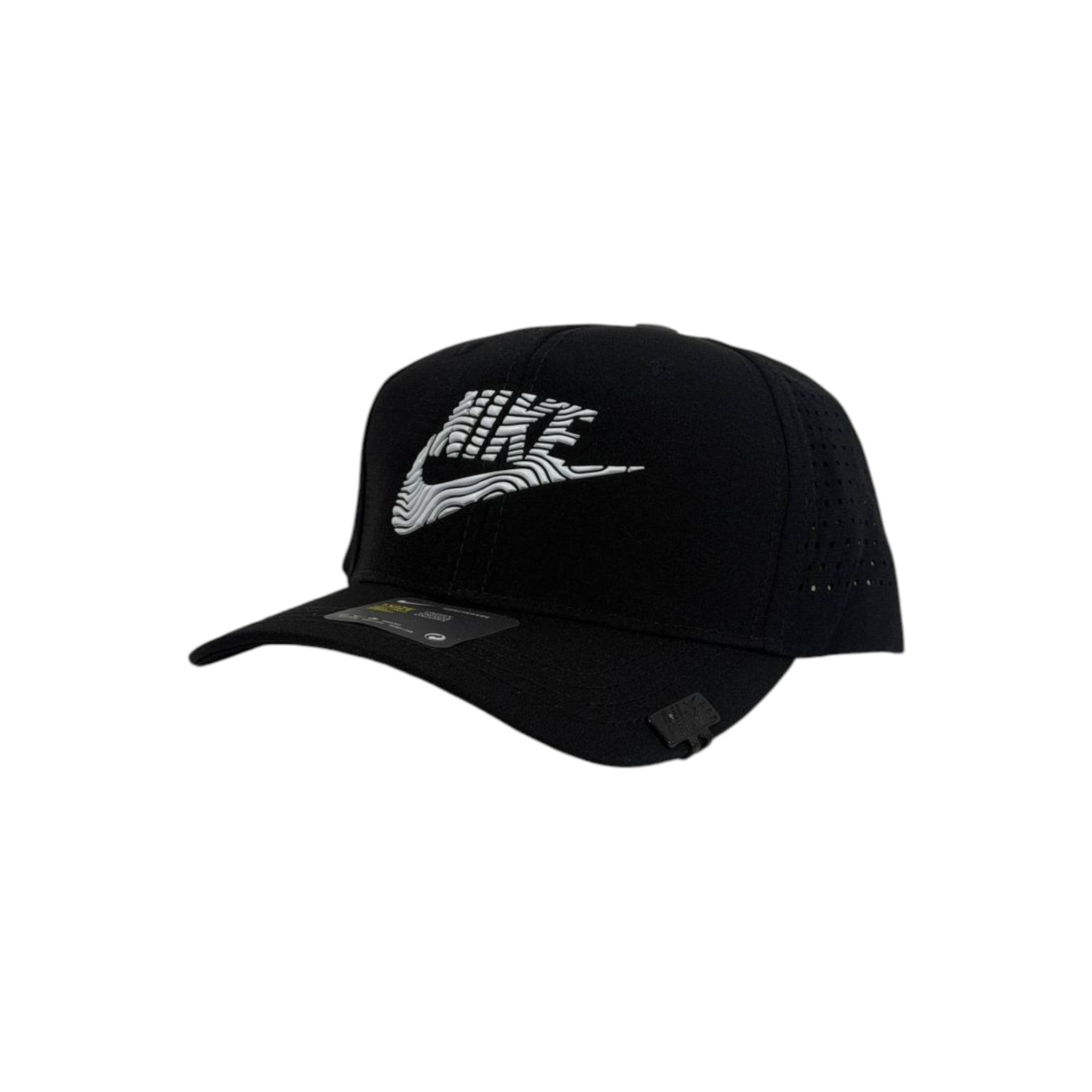 Nike Black Performance Cap with Reflective Logo 🖤⚡