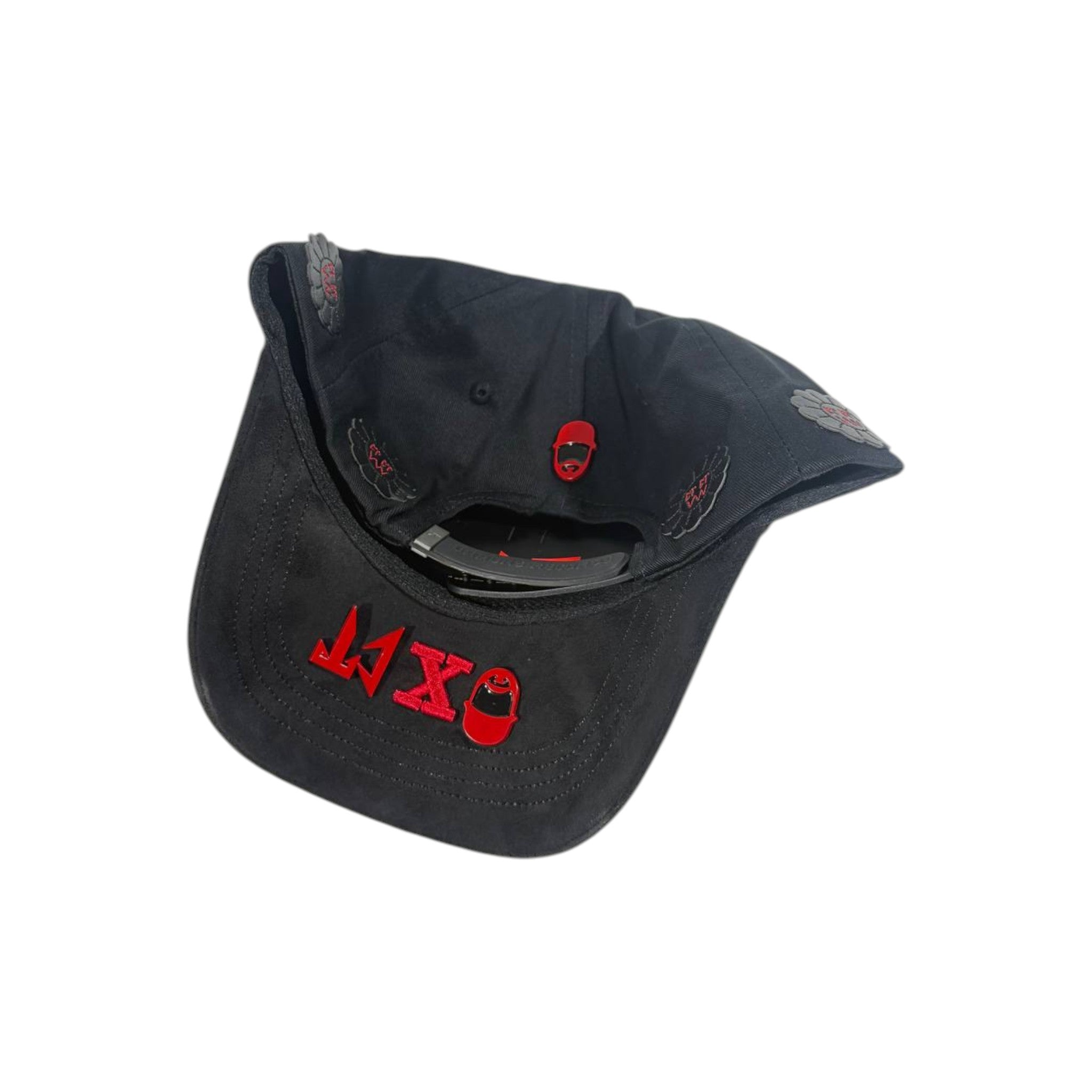 🧢 Gorra Barba Hats X CT Japanese Embroidered Cap – Black Red Street Edition