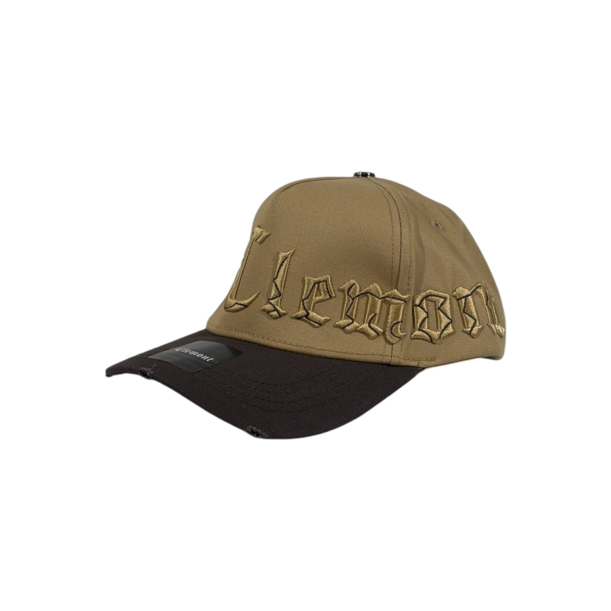 🧢 Gorra Lerici Clemont Gothic Logo Cap – Khaki & Black Street Edition