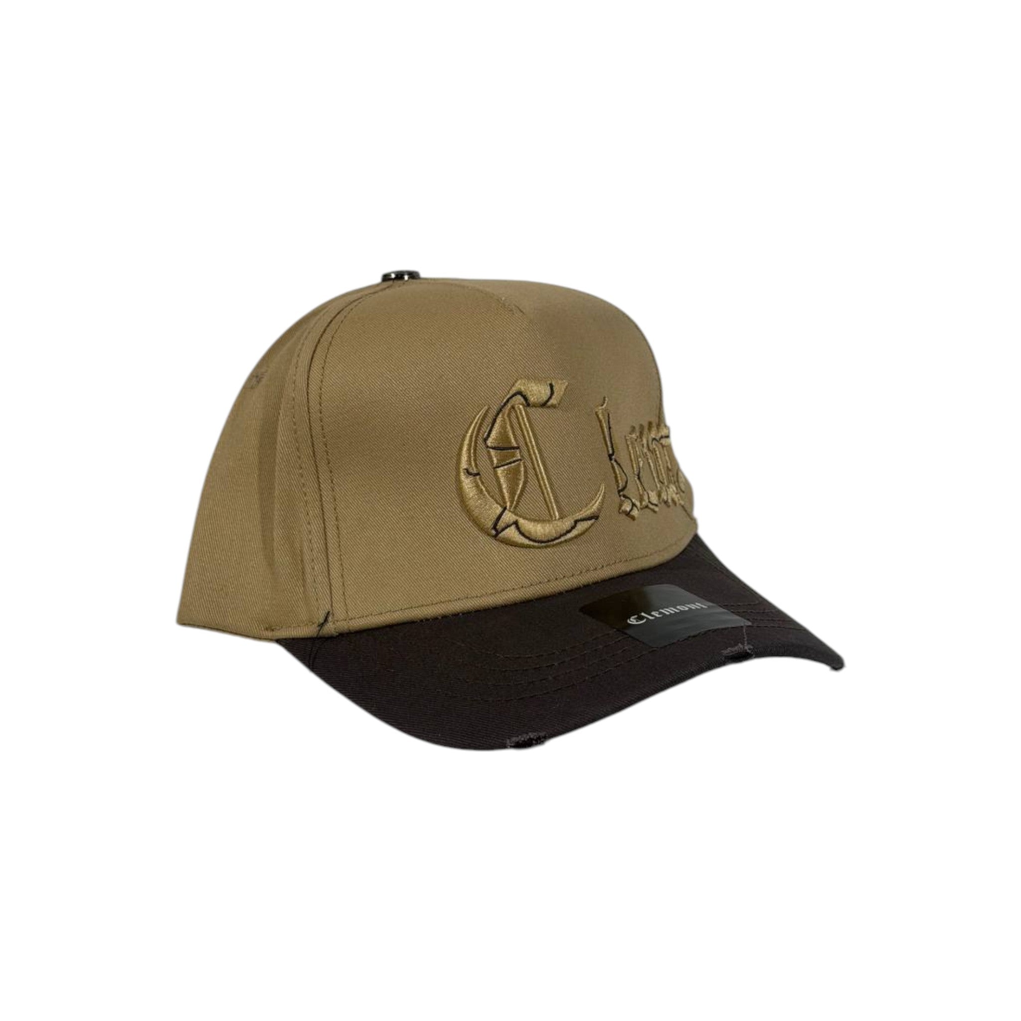 🧢 Gorra Lerici Clemont Gothic Logo Cap – Khaki & Black Street Edition