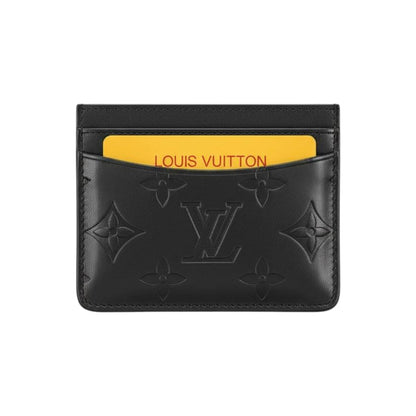 🖤👛 Louis Vuitton Black Monogram Leather Wallet & Accessories Set – Wallet, Card Holder & Key Holder 🔑