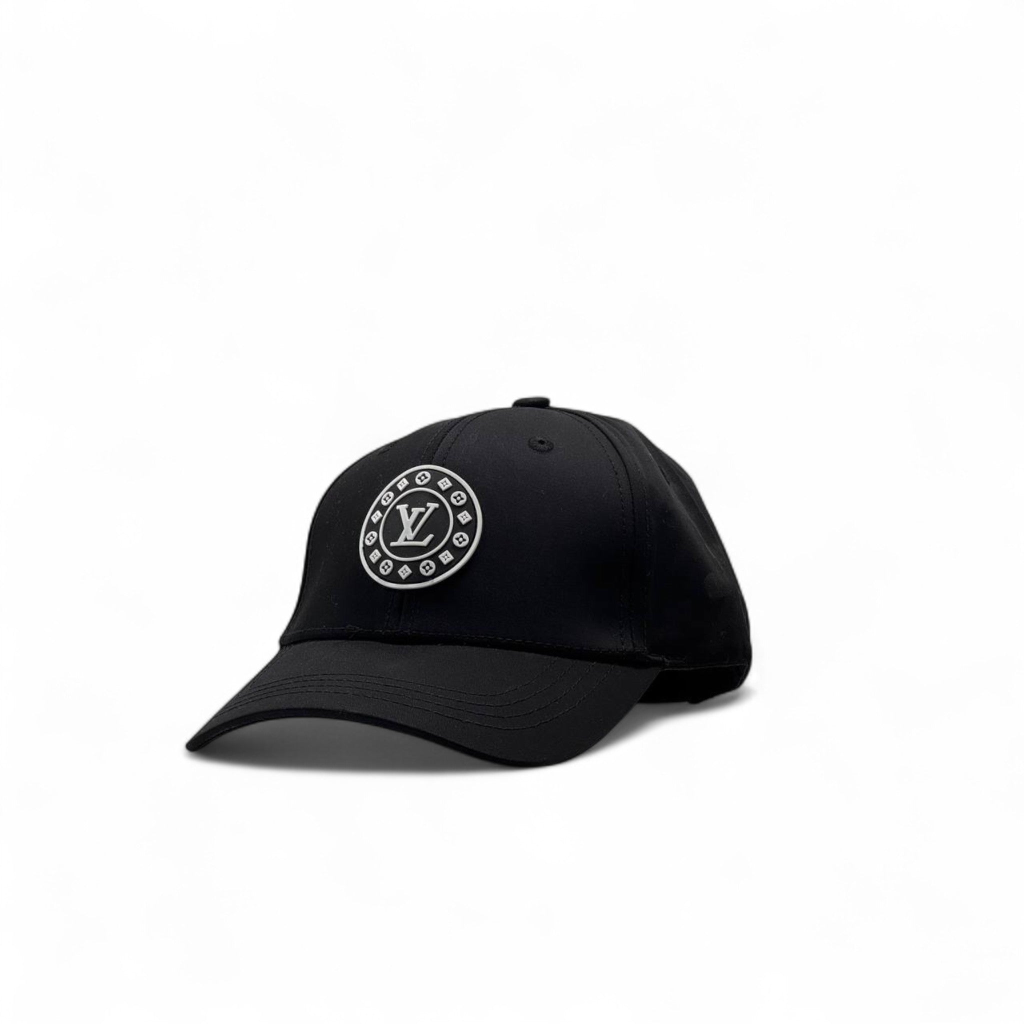 Louis Vuitton Black Circle Patch Cap – Iconic Monogram Minimal 🧢⚫