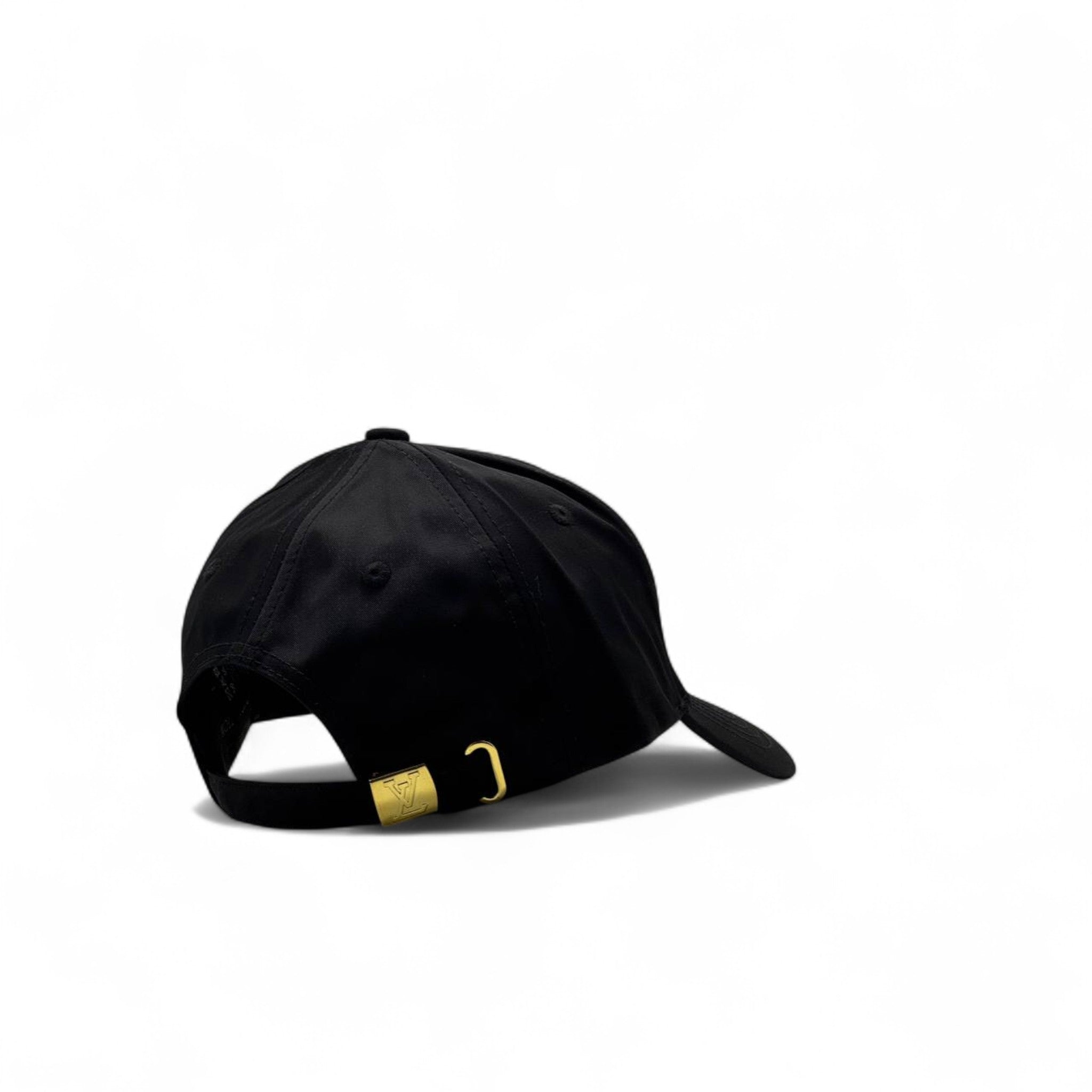 Louis Vuitton Black Circle Patch Cap – Iconic Monogram Minimal 🧢⚫