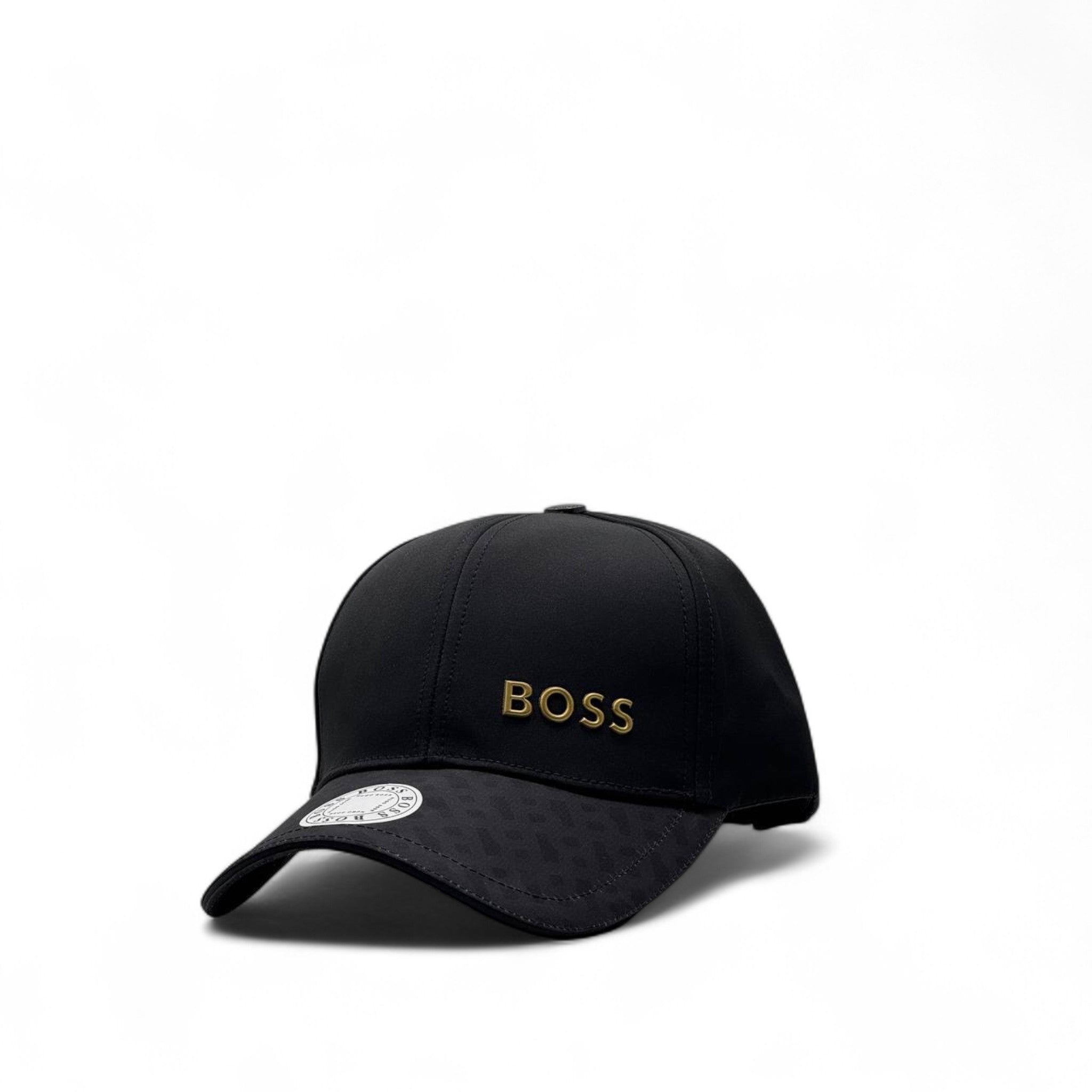 BOSS Black Cap with Gold Logo – Elite Elegance 🖤✨