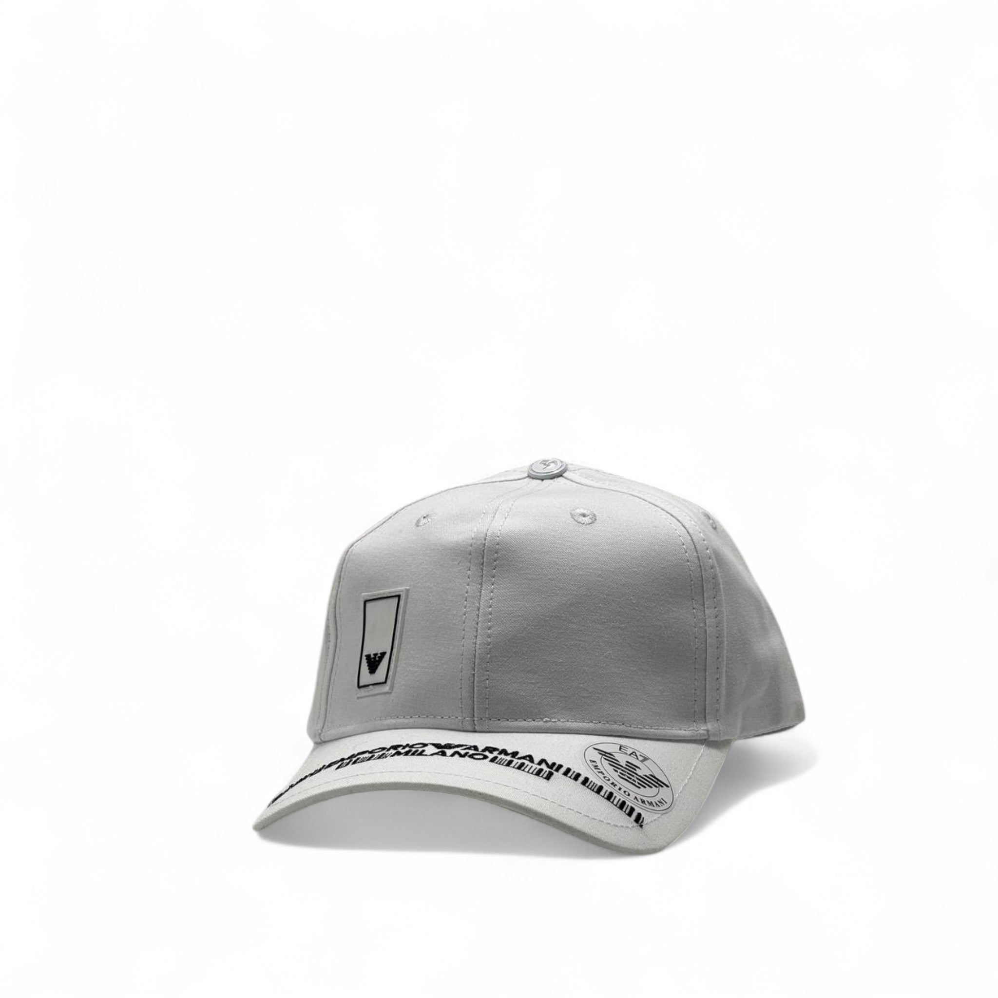 Emporio Armani White Cap – Barcode Edition 🤍🧢