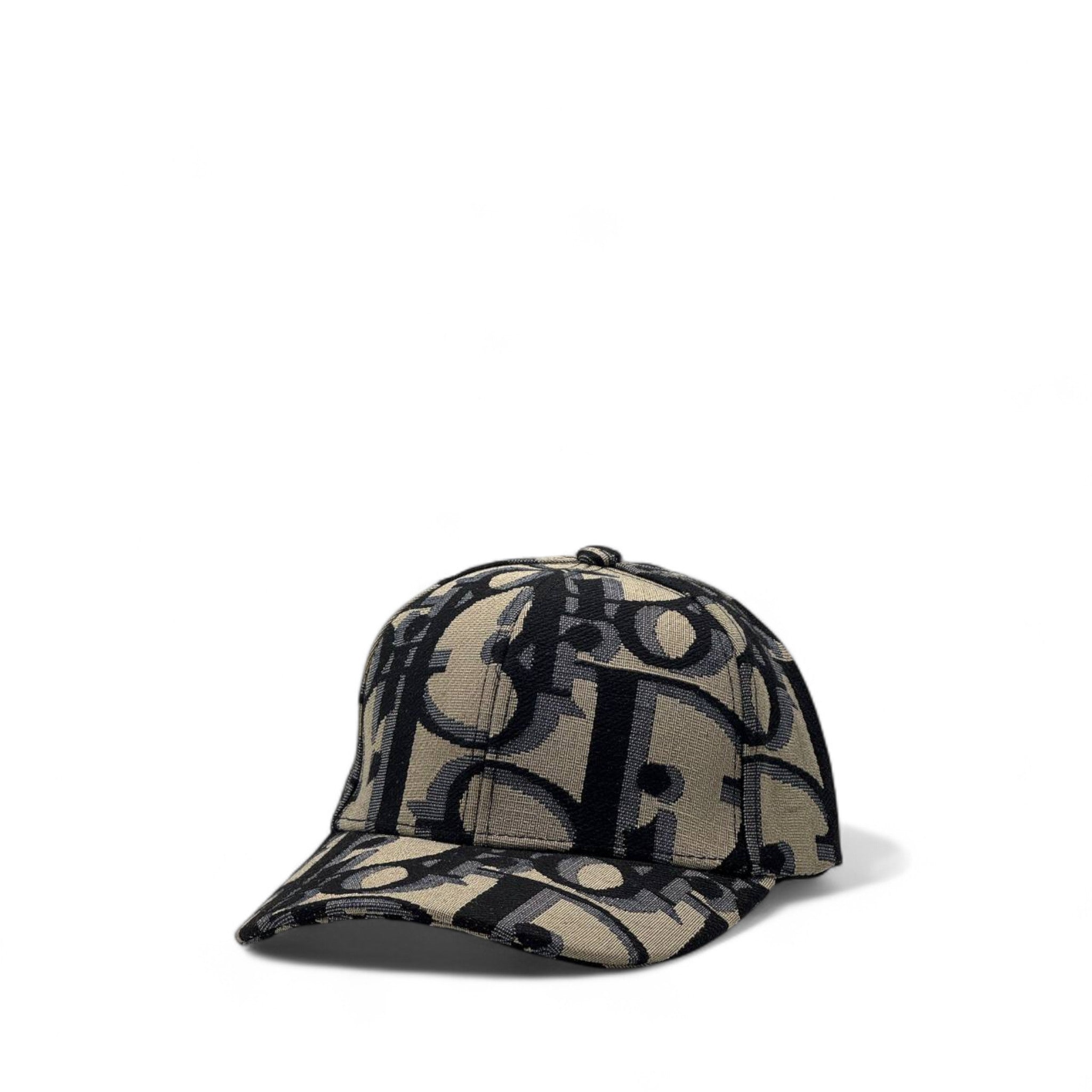 Dior Oblique Monogram Cap 🖤 – Luxury Logo Baseball Hat