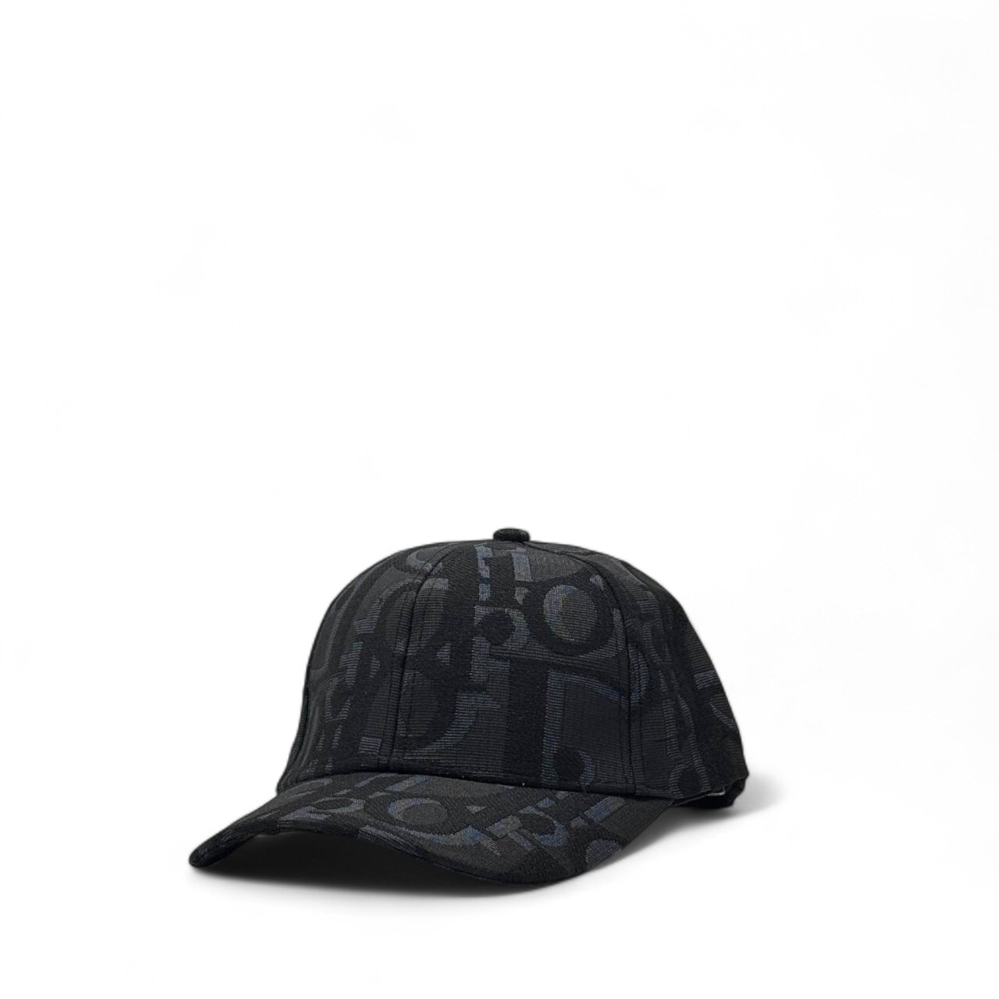 Dior Oblique Monogram Cap 🖤 – Black Luxury Designer Hat