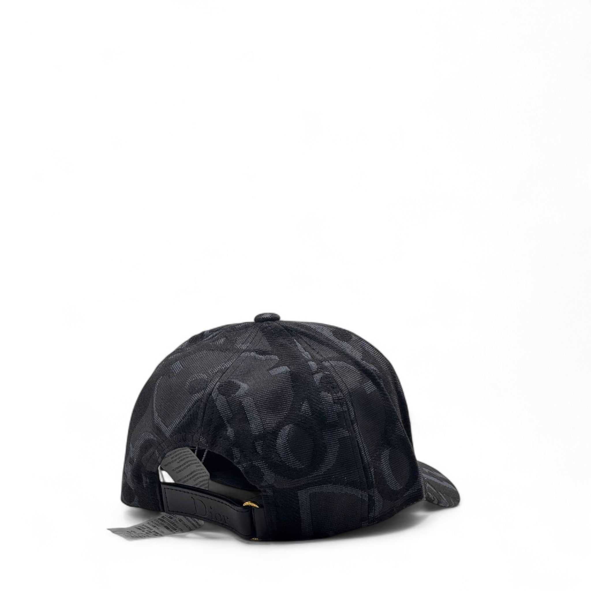 Dior Oblique Monogram Cap 🖤 – Black Luxury Designer Hat