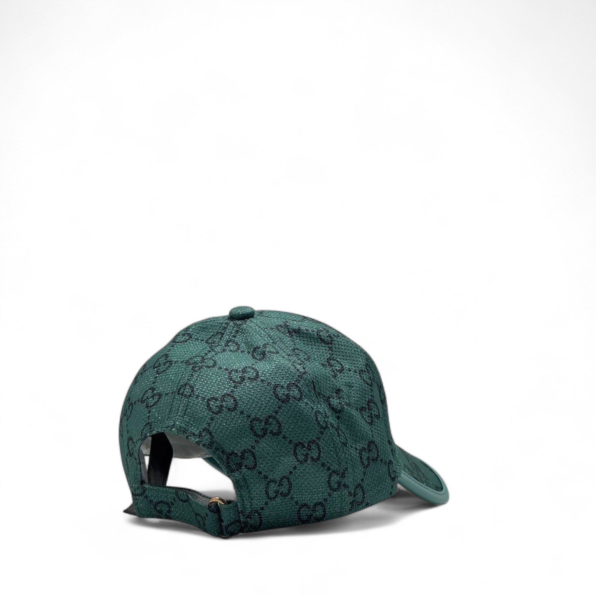 Gucci Green GG Monogram Cap with Floral Brim 🌿🧢 – Timeless Elegance Meets Nature-Inspired Style