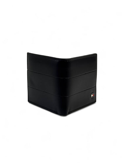 Tommy Hilfiger-Inspired Black Leather Wallet – Minimal Design, Maximum Sophistication 🖤✨