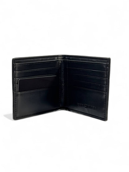 Tommy Hilfiger-Inspired Black Leather Wallet – Minimal Design, Maximum Sophistication 🖤✨