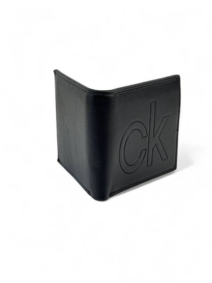Calvin Klein-Inspired Black Embossed Wallet – The Essence of Minimal Luxury 🖤✨