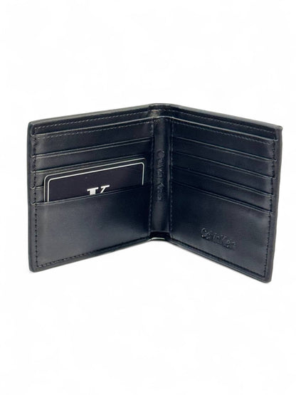 Calvin Klein-Inspired Textured Black Wallet – Modern Edge, Timeless Class 🖤✨