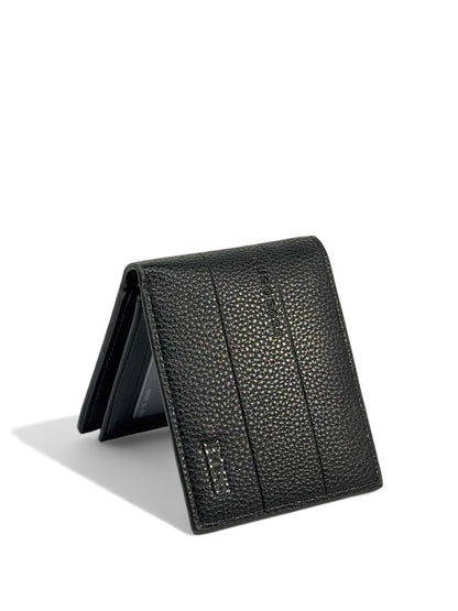 Hugo Boss-Inspired Textured Black Wallet – The Power of Precision & Prestige 🖤✨