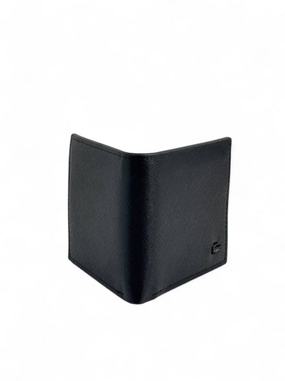 Lacoste-Inspired Matte Black Wallet – Subtle Power, Effortless Precision 🐊✨