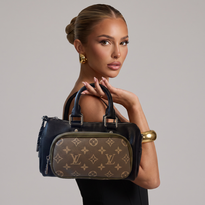 👜✨ Louis Vuitton Keepall Bandoulière 25 – Black Monogram 🤎🖤