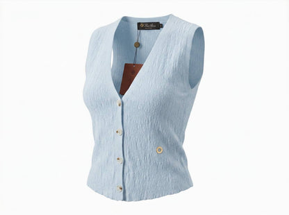 Loro Piana Textured Knit Co-Ord Set – Sky Blue 💙✨