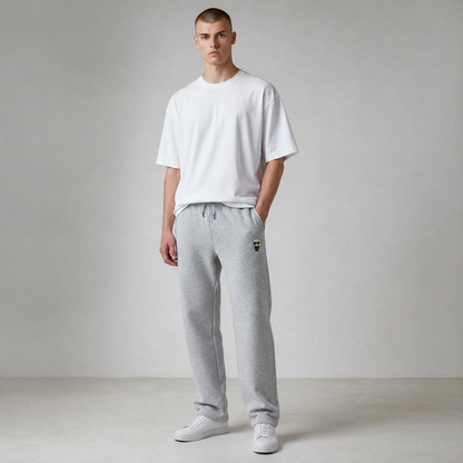 🩶 Karl Lagerfeld Ikonik Skull Sweatpants – Grey Melange Edition 🩶