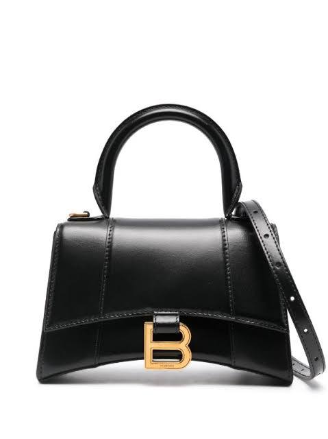 Balenciaga Hourglass Leather Handbag