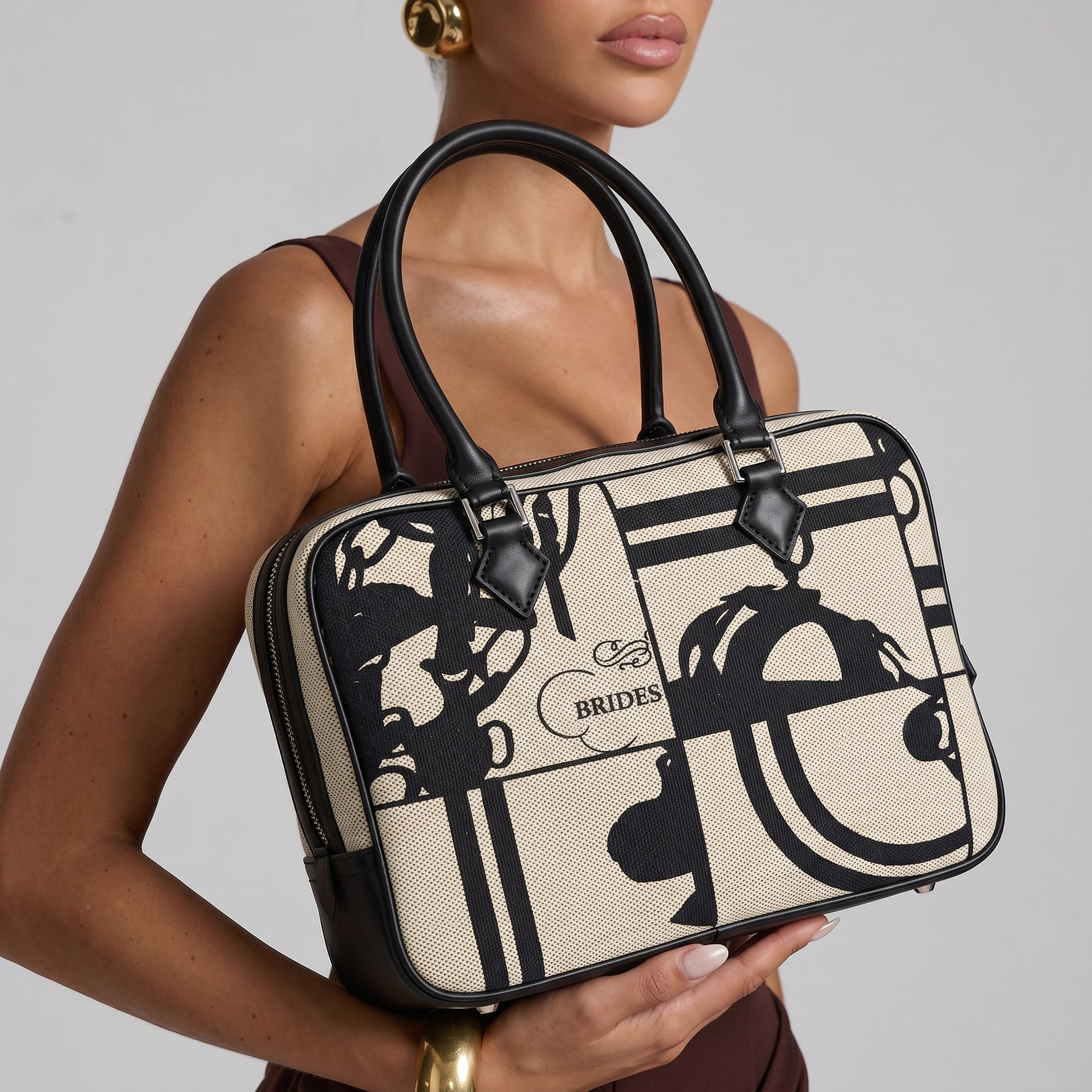 🐎 Hermès Brides de Gala Inspired Canvas Top Handle Bag ✨