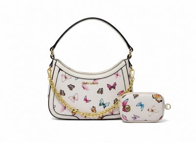 EMILY LORAN Butterfly Shoulder Bag 🦋✨ | Soft Chic Statement