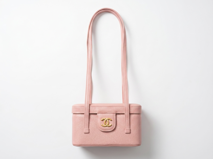 🌸 Chanel Pink Vintage Vanity Shoulder Bag 🌸
