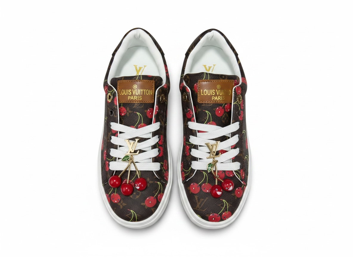 Louis Vuitton Cherry Monogram Platform Sneakers 🍒✨