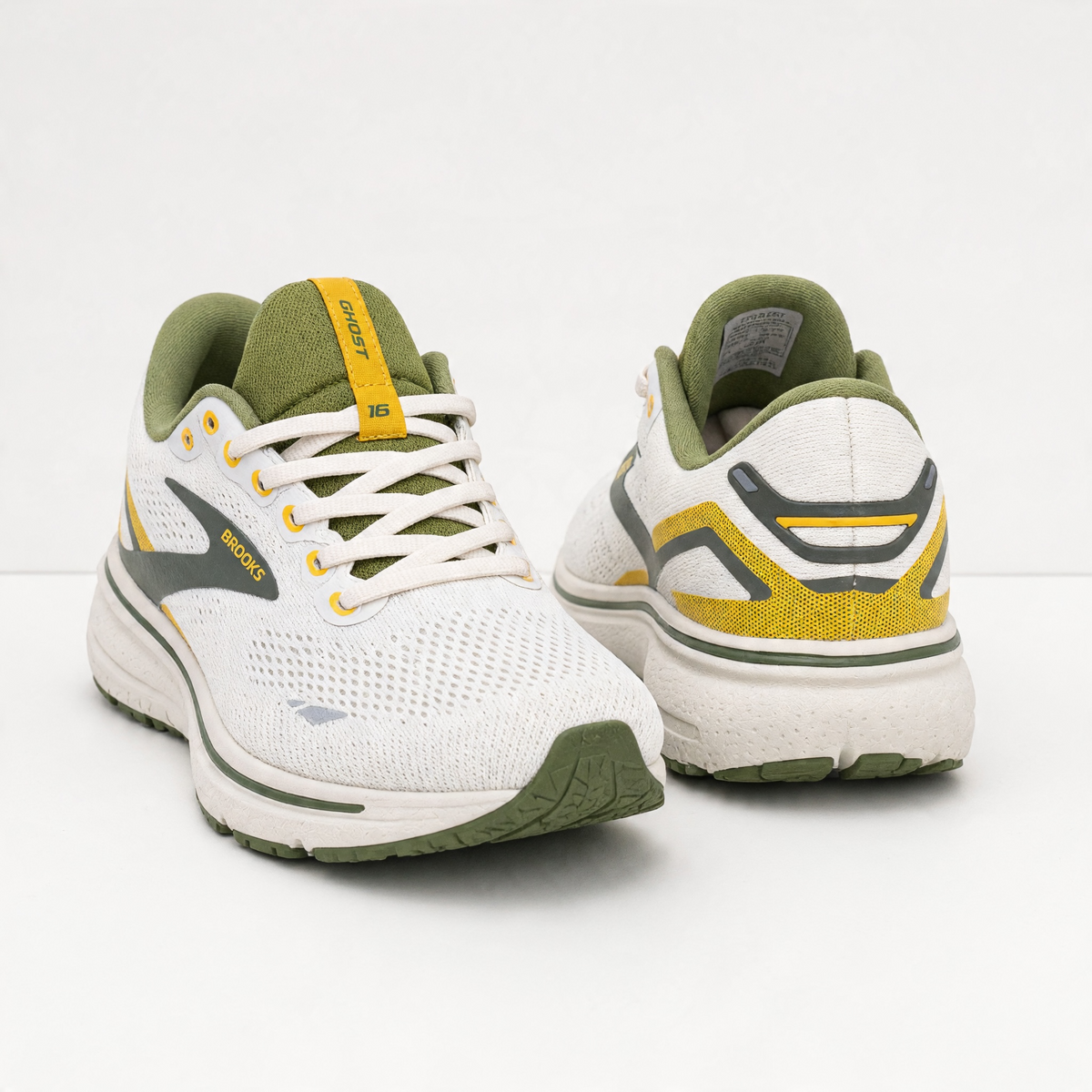 Brooks Adrenaline GTS 23 Running Shoes — Cream & Olive