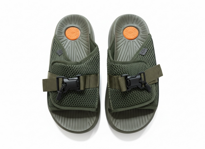 UGG Tactical Mesh Slide Sandals – Olive Green 🪖✨