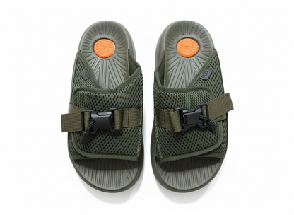 UGG Tactical Mesh Slide Sandals – Olive Green 🪖✨