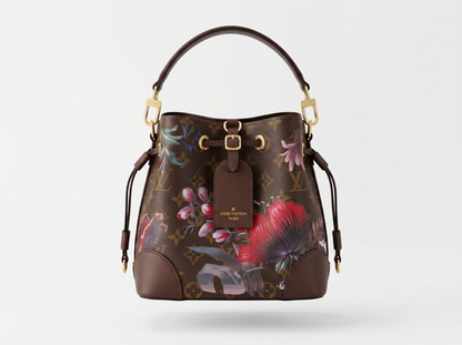 Louis Vuitton NeoNoe MM Floral Monogram Bucket Bag 🌺🤎✨