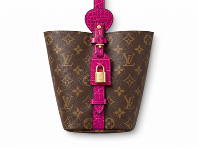 💖 Louis Vuitton Monogram NeoNoe Bucket Bag – Fuchsia Croc Accent Edition ✨